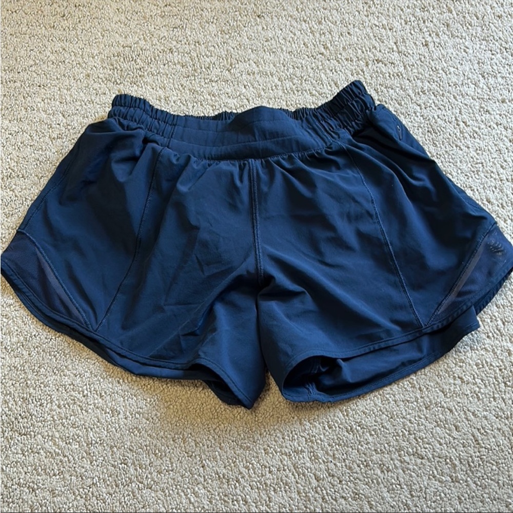Size 4 navy blue Lululemon shorts